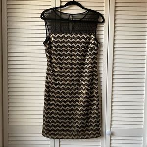 R&M Richards Sequin Lace Dress size 10